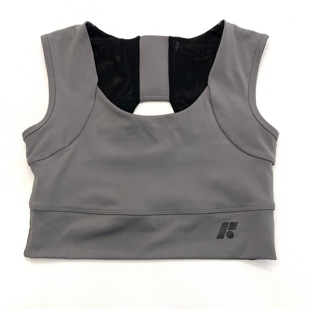 Forme Power Bra Posture Corrector Sports Bra Large Athleisure Activewear Gray